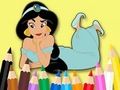 Spil Malebog: Prinsesse Jasmin  online