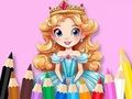 Spil Malebog: Blomsterprinsesse  online