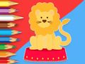Spil Malebog: Cirkus-Løve  online