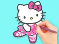 Spil Malebog: Hello Kitty Dancing  online