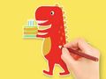 Spil Malebog: Dinosaurs fødselsdag  online
