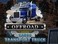 Spil Offroad godstransport lastbil  online