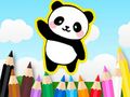 Spil Malebog: Sød Panda  online