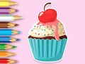 Spil Malebog: Æblecupcake  online