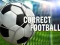Spil Korrekt fodbold  online