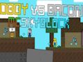 Spil Obby vs Bacon: McSkyblock online