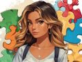 Spil Glidende anime-puslespil  online