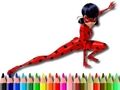 Spil Tilbage til skolen Lady Bug farvelægning  online
