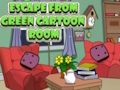 Spil Flugt fra Green Cartoon Room  online