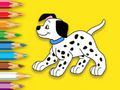 Spil Malebog: Sød plettet hund  online