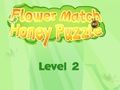 Spil Flower Match Honning Puslespil  online