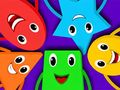 Spil Kids Quiz: Farverige figurer  online