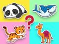 Spil Børnequiz: Hvor bor de 2  online