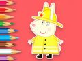 Spil Malebog: Rabbit Firefighter  online