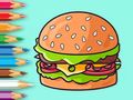 Spil Malebog: Lækker Hamburger  online