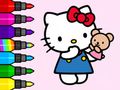 Spil Malebog: Hello Kitty Bamse  online