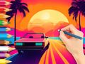 Spil Malebog: Sunset Driving  online