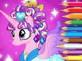 Spil Malebog: Ponyprinsesse  online