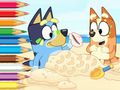 Spil Malebog: Bluey On The Beach  online