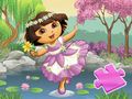 Spil Jigsaw -puslespil: Dora Lake Dance online
