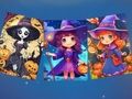 Spil Uhyggeligt Halloween puslespil  online
