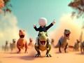 Spil Stickman: Dinosaur Arena online