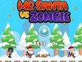 Spil Hr. Julemanden vs zombie  online