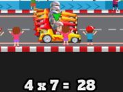 Spil Math Race Four Aritmetik  online