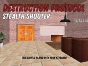 Spil Destruktionsprotokol stealth shooter online