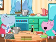 Spil Hippo japansk madlavningsfest  online