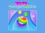 Spil 2048 Kør: smukke bolde online
