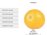 Spil Orange frugtklikker  online