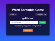 Spil Word Scramble Game Challenge online