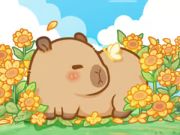Spil Puslespil: Capybara i solsikker  online