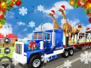 Spil Christmas Animal Transporter Lastbil  online