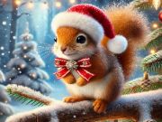 Spil Søde juledyr Jigsaw online