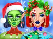 Spil Ellie Christmas Makeup online