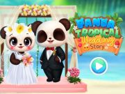 Spil Panda Tropical Bryllupshistorie  online