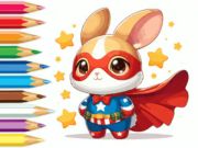 Spil Malebog: Super Rabbit  online