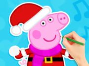 Spil Malebog: Peppa Pig Snowman  online