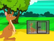 Spil Red Kangaroo Baby Rescue fra Cage  online