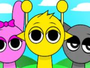 Spil Sprunki Find de 5 forskelle  online
