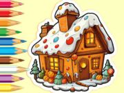 Spil Malebog: Christmas Candy House  online