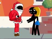 Spil Stickman julemand  online