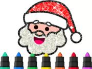 Spil Malebog: Julemandens gave  online