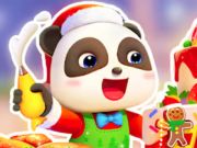 Spil Jigsaw Puzzle: Baby Panda Christmas Chef online