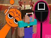 Spil Nextbots på Minecraft Squid Game Sprunki  online