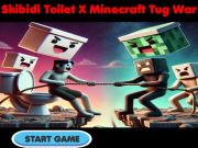 Spil Skibidi toilet x Minecraft Tug War online