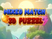 Spil Blandet match 3D -puslespil  online