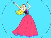 Spil Barbie farvelægningsbøger  online